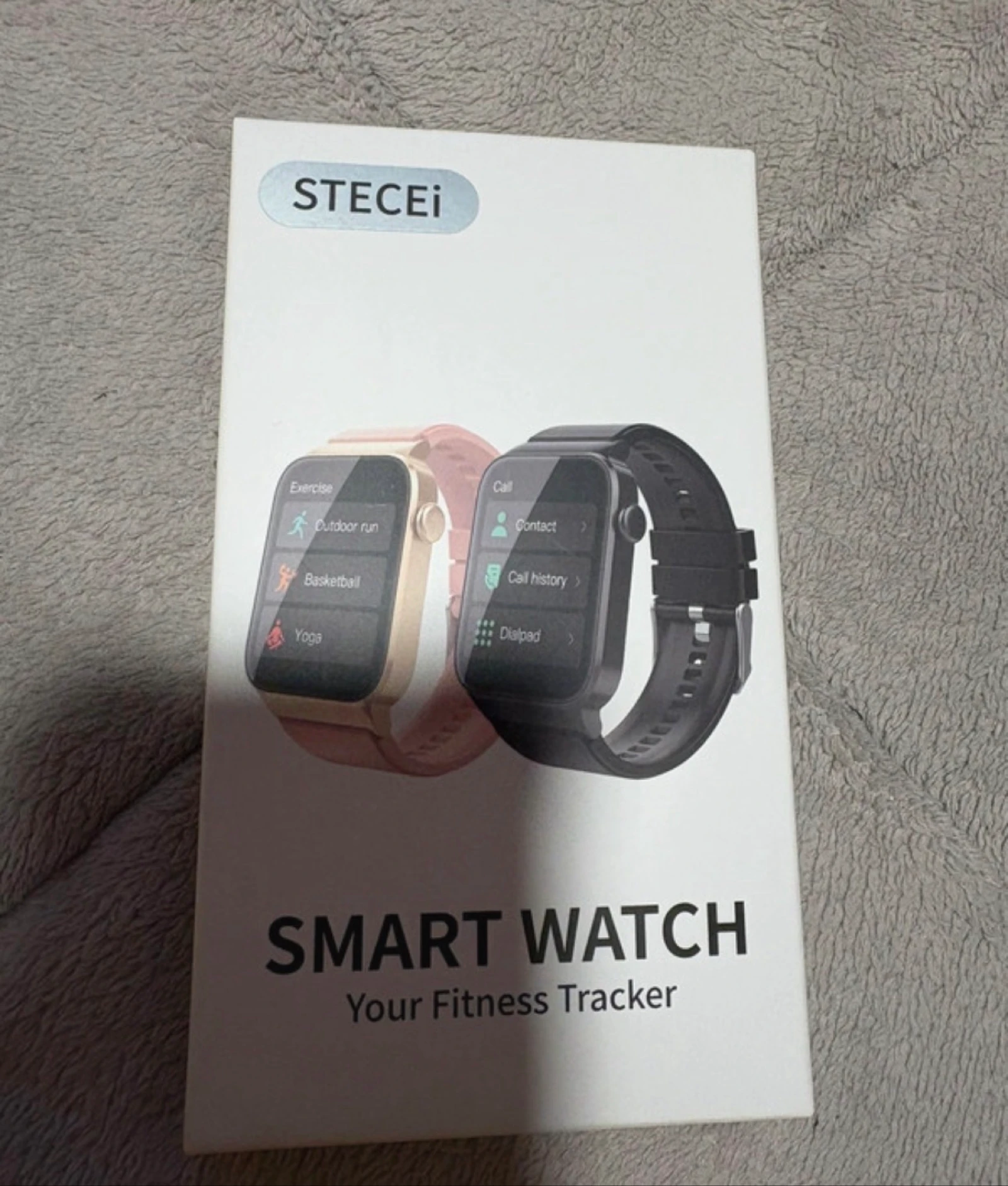 reloj inteligente stecei t50s negro pantalla 1,85 ip68 montre connectee smartwatch black